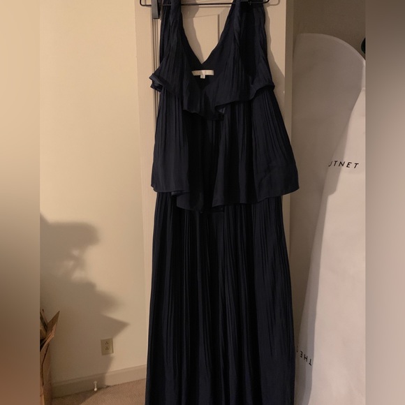 Maje Long Stain Pleated Dress - Picture 6 of 7